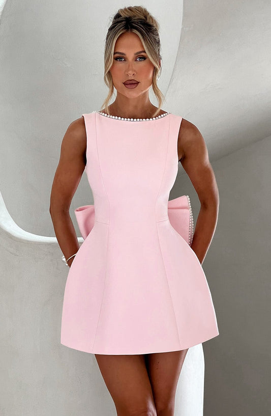 freja | chic minikjole rosa