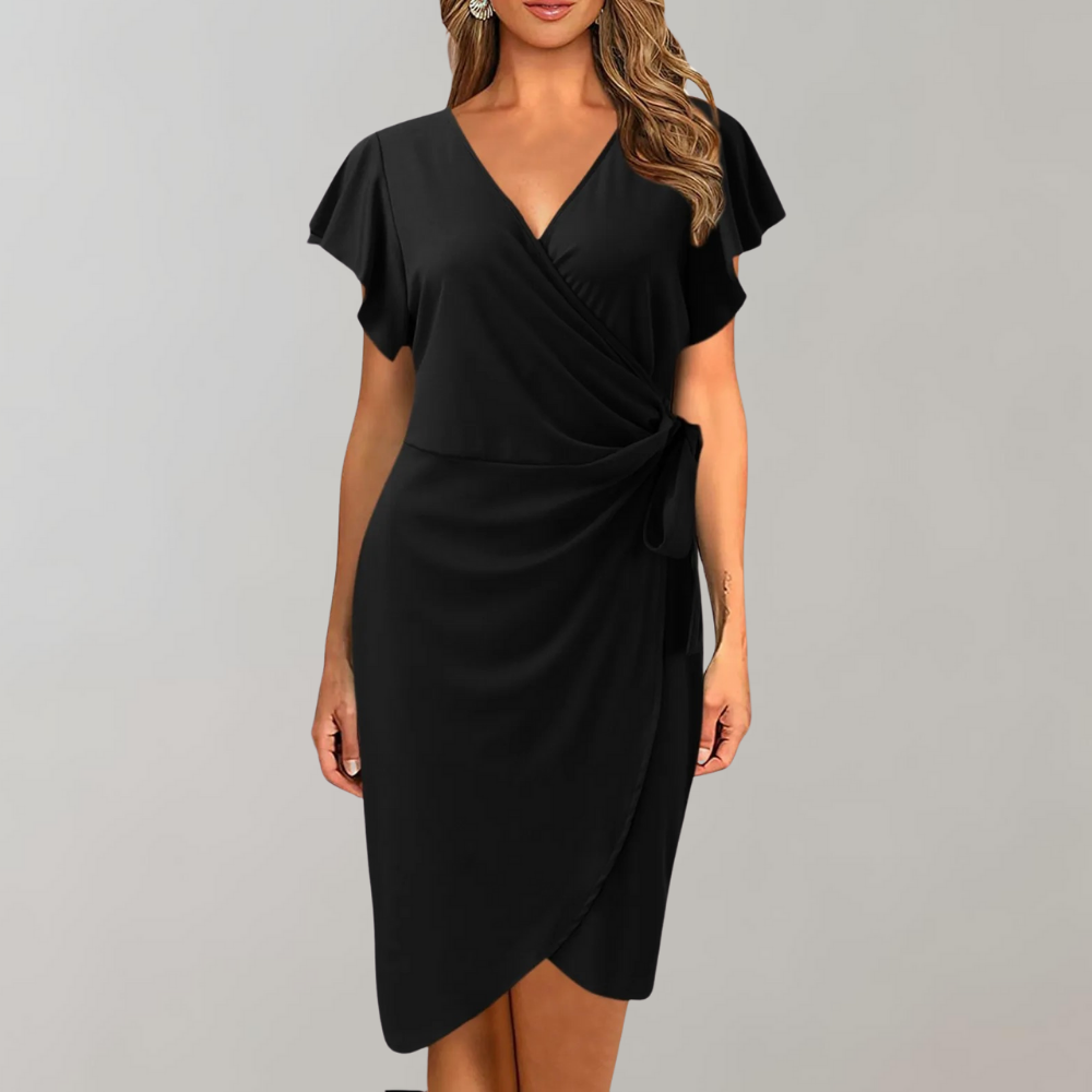 eliza | elegant sommerkjole sort