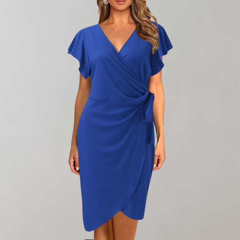 eliza | elegant sommerkjole blå