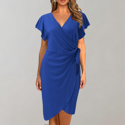 eliza | elegant sommerkjole blå