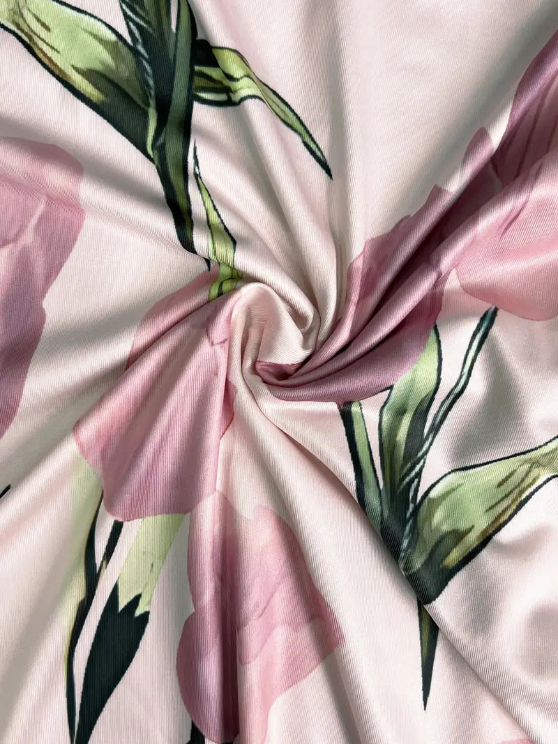inessa | blomstret maxikjole med matchende jakke