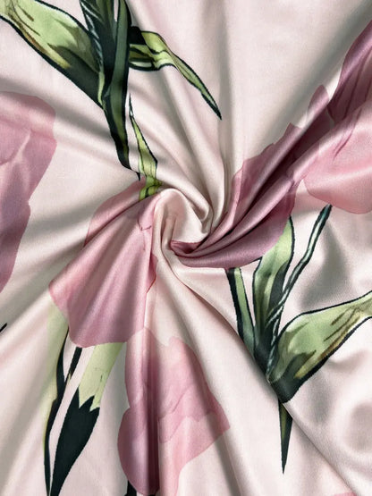 inessa | blomstret maxikjole med matchende jakke