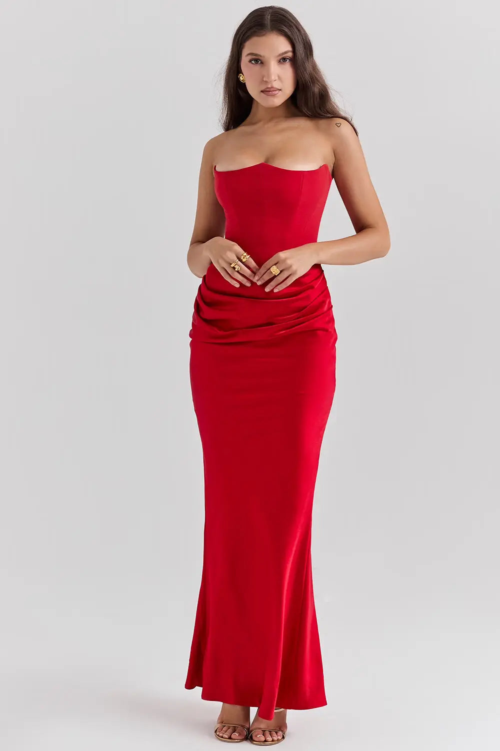 freja | strapless corsetkjole