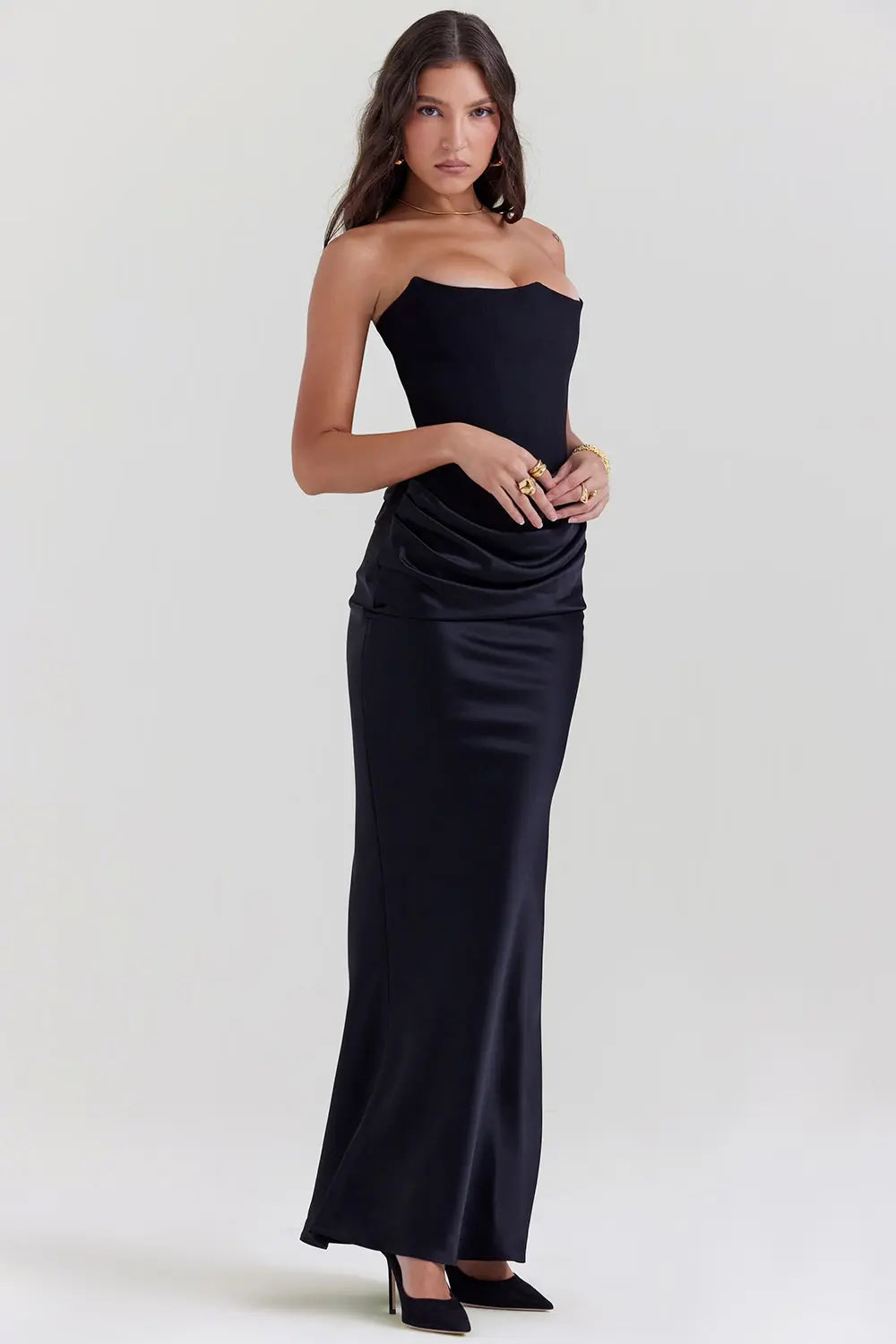 freja | strapless corsetkjole