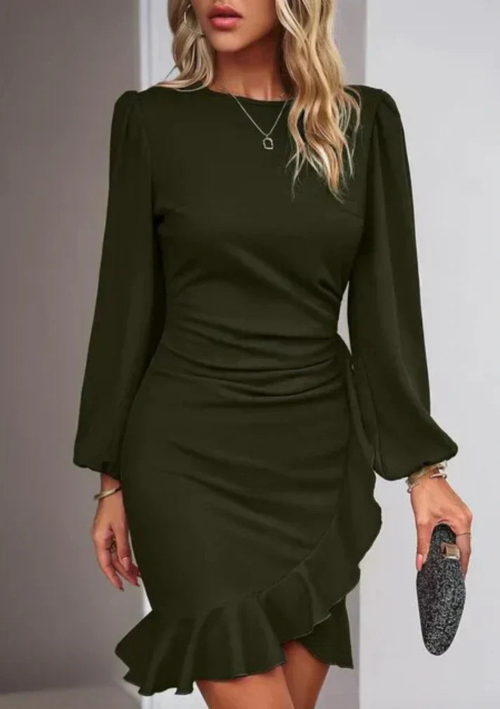 noé | elegant kjole med lange ærmer