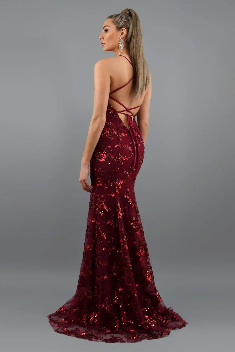 sofie | pailletter formal maxikjole