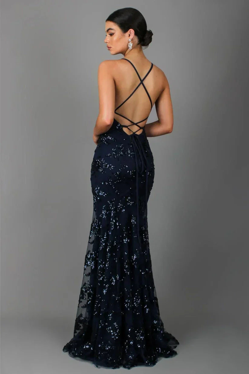 sofie | pailletter formal maxikjole